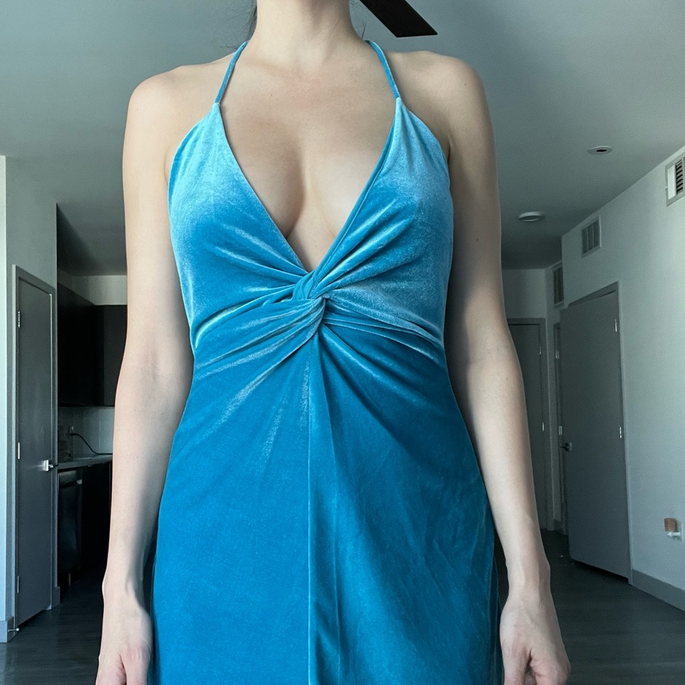 Turquoise dress